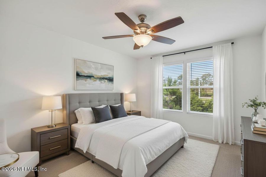 Furnished interior view inside a new home in , St. Augustine (Image 17).