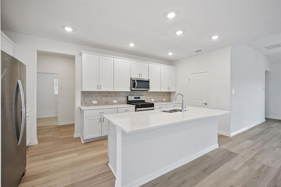 Photo is not of the actual home, but is an inspirational photo of builder’s model home and may depict options, furnishings, and/or decorator features that are not included.