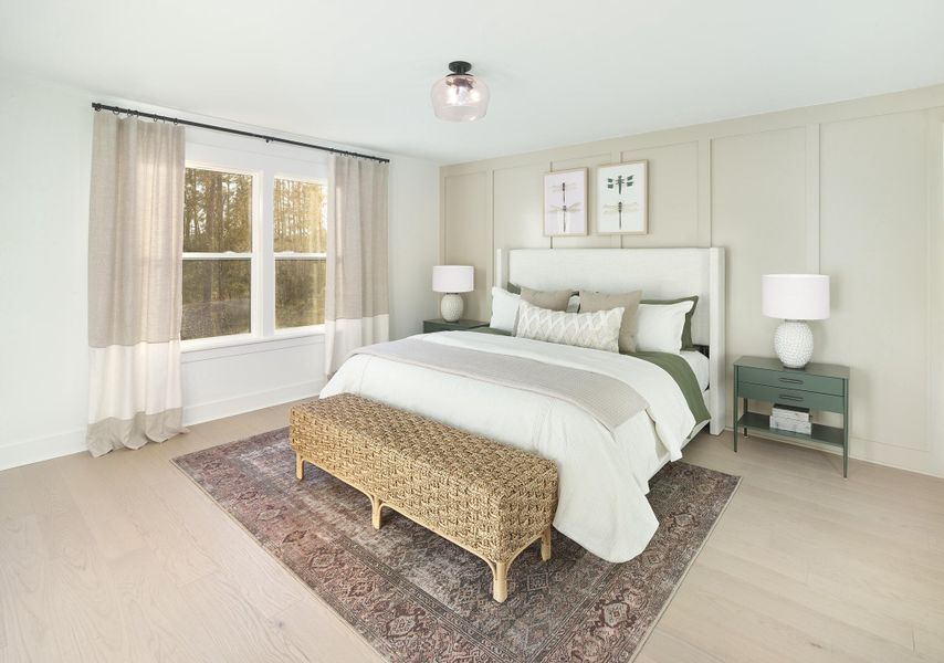 Furnished interior view inside a new home in , Summerville (Image 11).