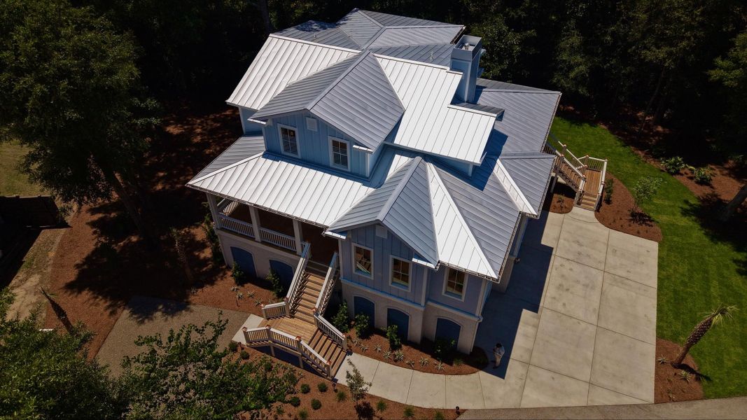 Front exterior of a new home in , Mount Pleasant, SC, highlighting curb appeal (Image 24).
