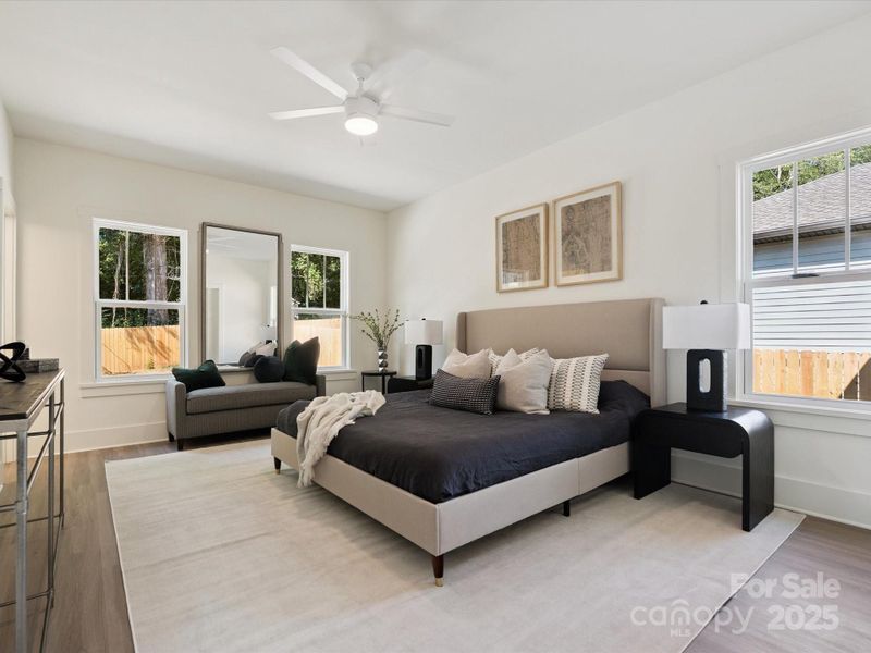 Furnished interior view inside a new home in , Charlotte (Image 17).