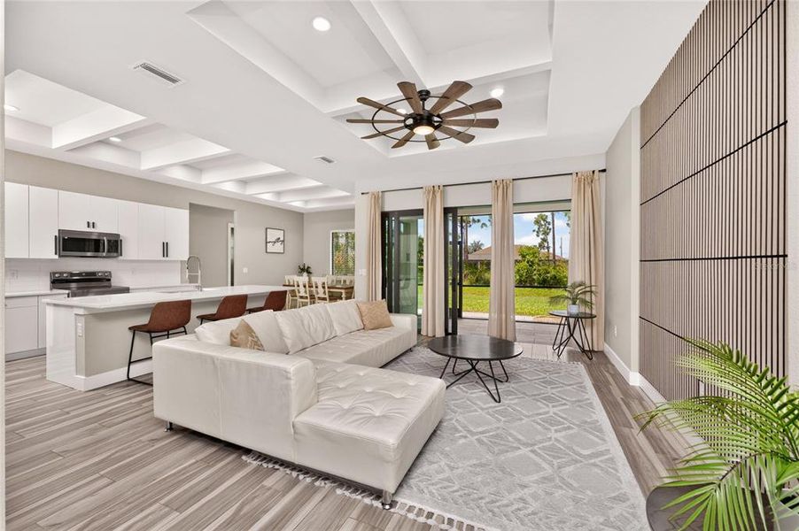 Furnished interior view inside a new home in , Rotonda West (Image 52).