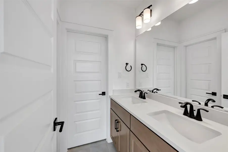 Furnished interior view inside a new home in Easthaven at Bridgeland Central - Horizon Collection, Cypress (Image 7).