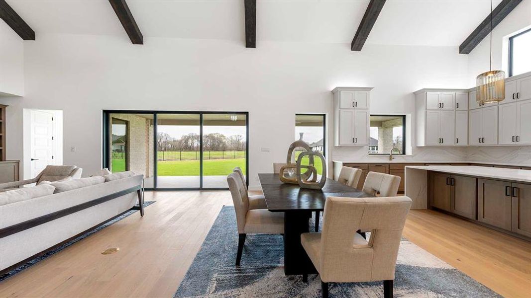 Furnished interior view inside a new home in Enchanted Creek, Lucas (Image 14).