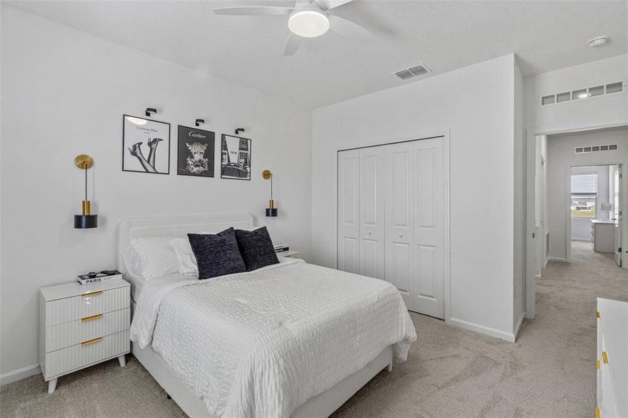 Furnished interior view inside a new home in Wellness Ridge, Clermont (Image 37).