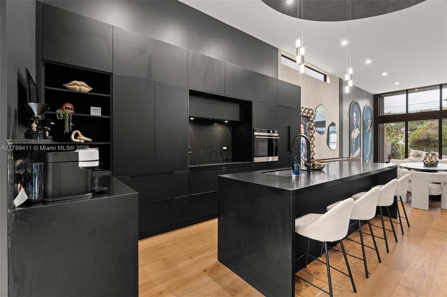 Furnished interior view inside a new home in , Miami (Image 21).