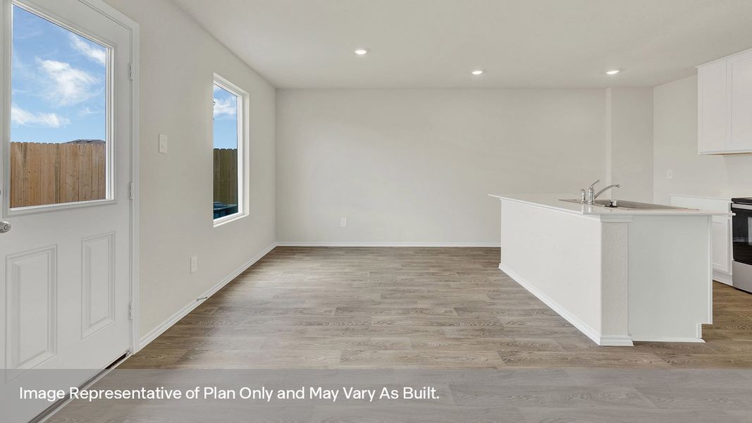 Representative unfurnished interior of a home built from the The Callahan by D.R. Horton in Swenson Heights, Seguin (Image 19). Representative unfurnished interior of a home built from the The Callahan by D.R. Horton in Swenson Heights, Seguin (Image 19).