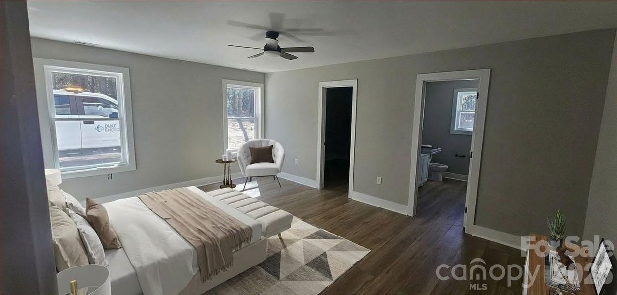 Furnished interior view inside a new home in , Clover (Image 10).