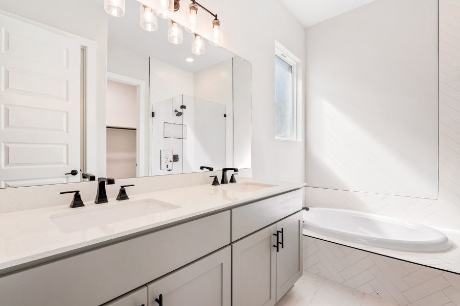 Furnished interior view inside a new home in Lariat, Liberty Hill (Image 12).