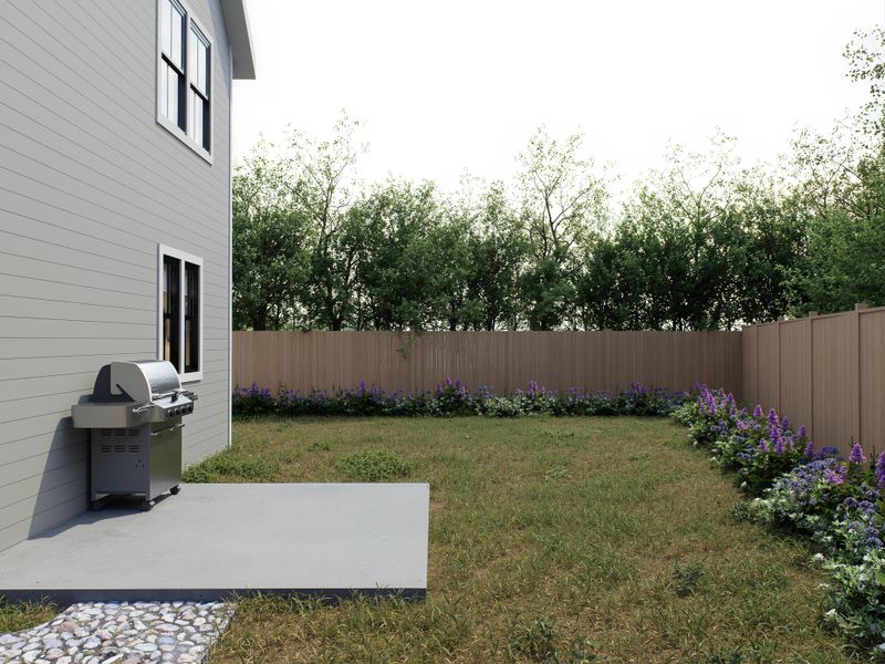 Exterior details and patio area of a home in , North Charleston (Image 3).