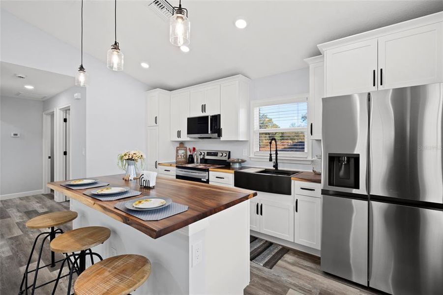 Furnished interior view inside a new home in , Okeechobee (Image 15).