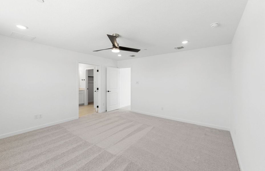 Spacious, unfurnished interior of a new home in Monarch on Main, Round Rock (Image 19). Spacious, unfurnished interior of a new home in Monarch on Main, Round Rock (Image 19).