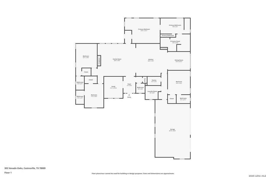 2D floor plan layout of this home in , Castroville, TX (Image 5).