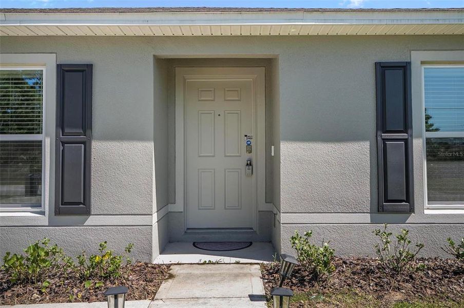 Exterior details and patio area of a home in , Palm Coast (Image 19). Exterior details and patio area of a home in , Palm Coast (Image 19).