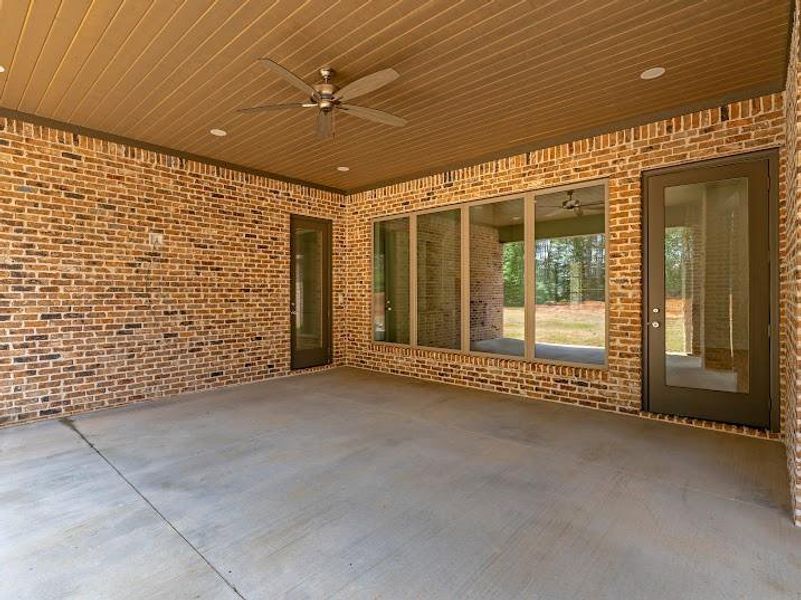 Exterior details and patio area of a home in , Longview (Image 27). Exterior details and patio area of a home in , Longview (Image 27).