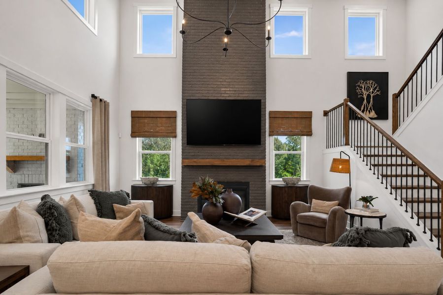 Representative furnished interior of a home built from the Newlyn by Pulte Homes in Windsor Court, Fayetteville (Image 10).