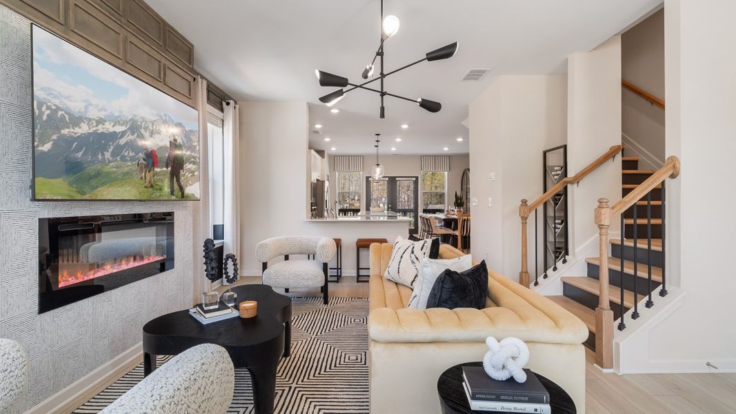 Furnished interior view inside a new home in Daybreak, Newnan (Image 24).