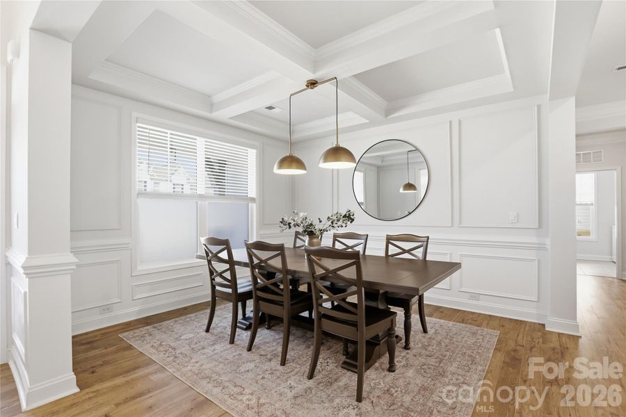 Furnished interior view inside a new home in Falls Cove, Troutman (Image 15).