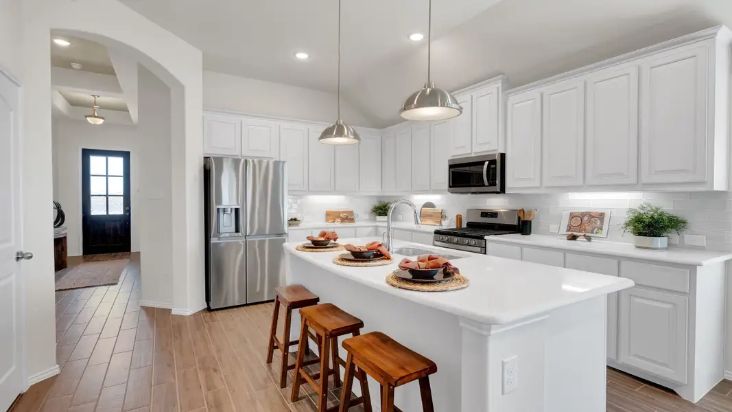 Representative furnished interior of a home built from the Concept 1991 by Risewell Homes in Silo Mills, Joshua (Image 4).