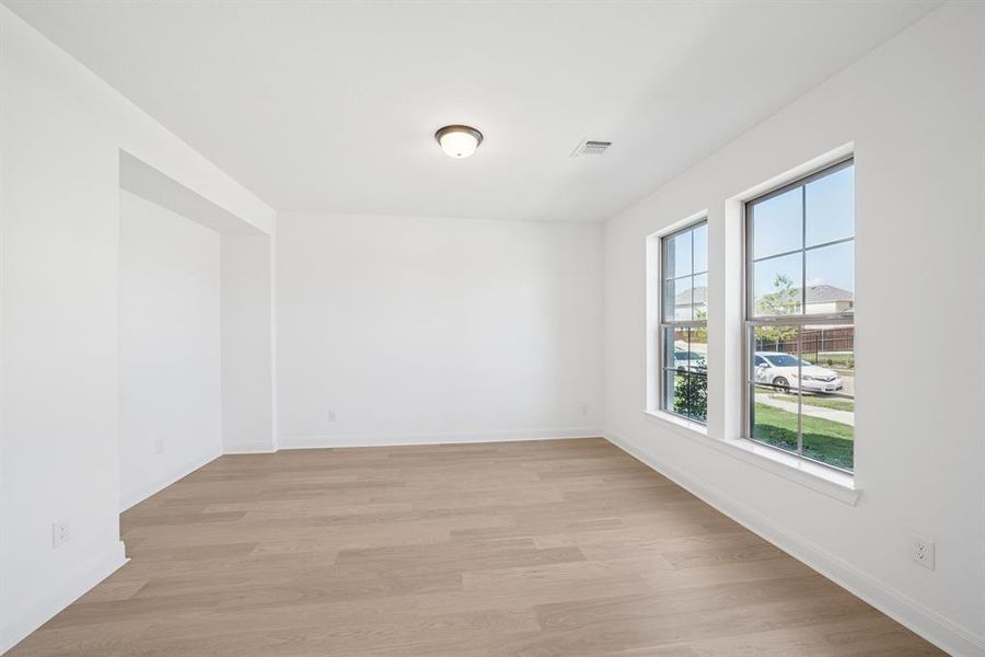 Spacious, unfurnished interior of a new home in Karis - Village Series, Crowley (Image 29). Spacious, unfurnished interior of a new home in Karis - Village Series, Crowley (Image 29).