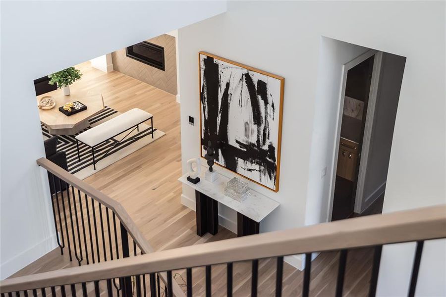 Furnished interior view inside a new home in , Dallas (Image 33).