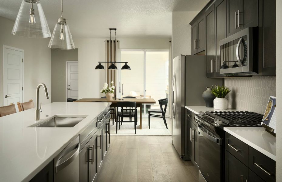 Furnished interior view inside a new home in Barefoot Village, Firestone (Image 5).