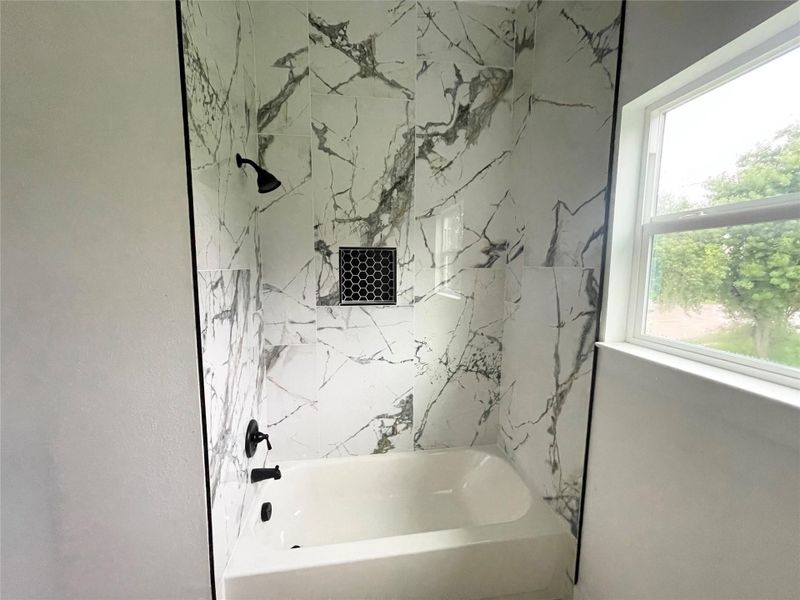 Close-up of interior finishes inside a home in , Houston (Image 6).