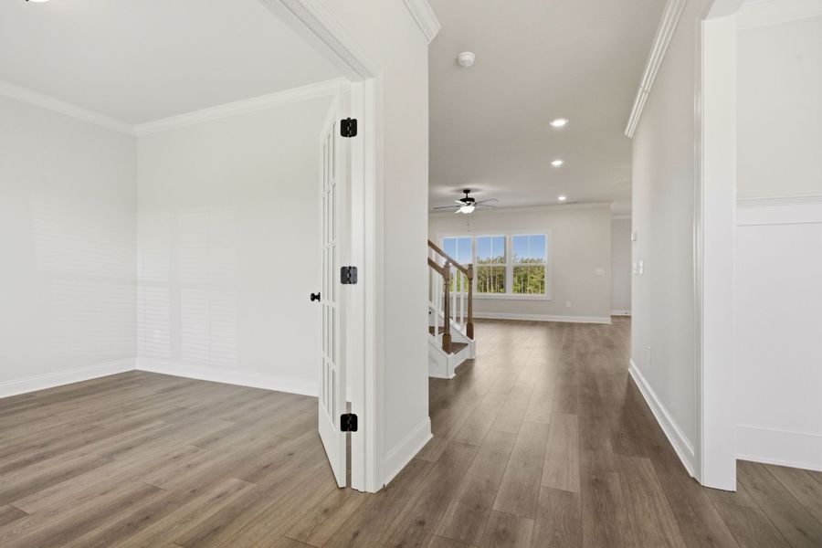 Spacious, unfurnished interior of a new home in Cherokee Knoll, Williamston (Image 20).