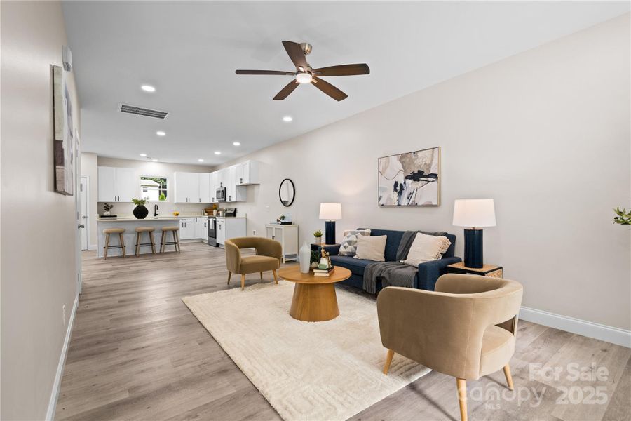 Furnished interior view inside a new home in , Monroe (Image 8).