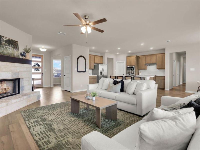 Furnished interior view inside a new home in Regent Park, Springtown (Image 28).