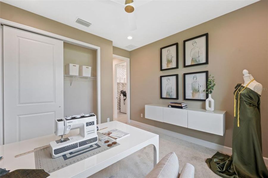 Furnished interior view inside a new home in Valencia Ridge, Wesley Chapel (Image 13).