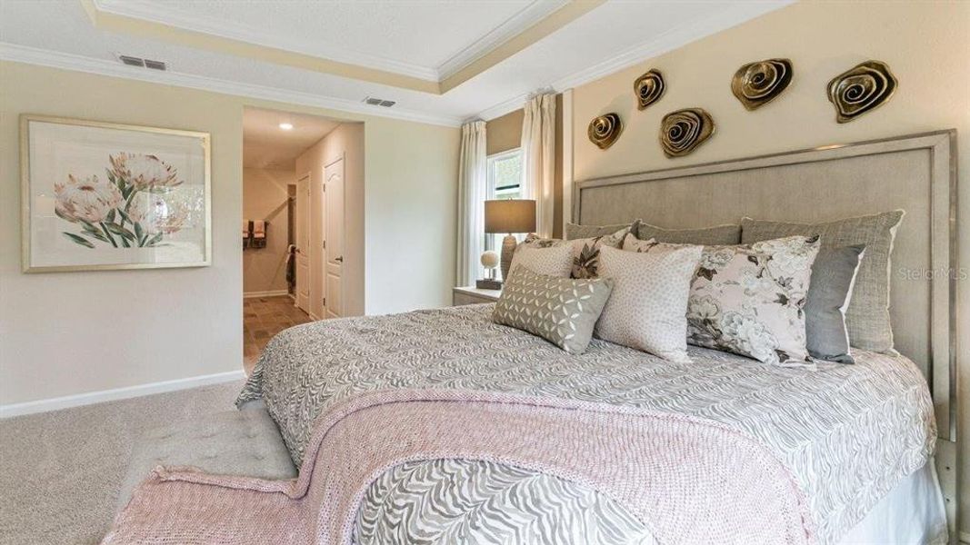 Furnished interior view inside a new home in Sawmill Branch, Palm Coast (Image 19).