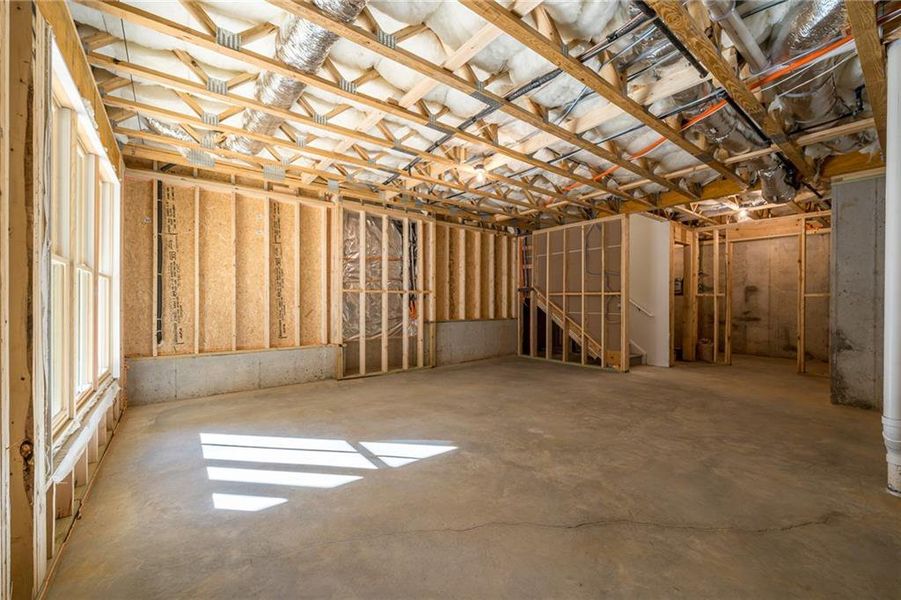 In-progress construction of a new home in , Ball Ground, GA (Image 60).