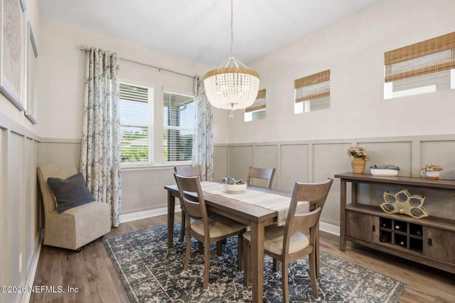 Furnished interior view inside a new home in RiverTown, St. Johns (Image 12).