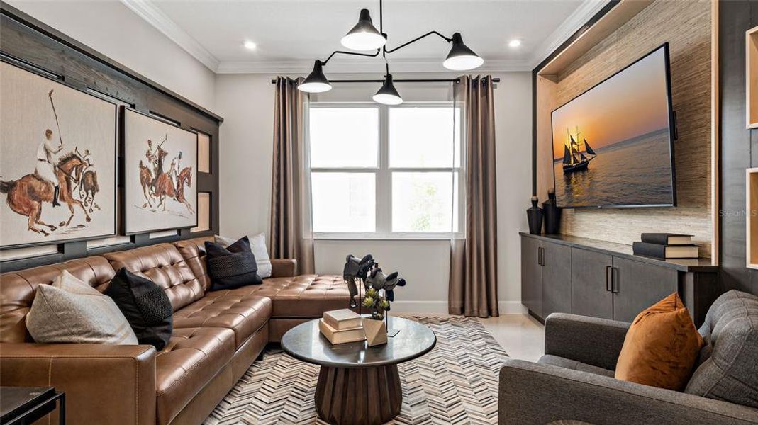 Furnished interior view inside a new home in Cresswind at Hammock Oaks, Lady Lake (Image 9).