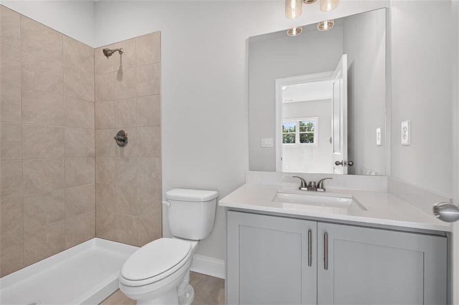 Furnished interior view inside a new home in , Buford (Image 34).