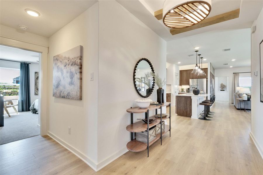 Model home photos of similar floorplans, not pictures of actual home.