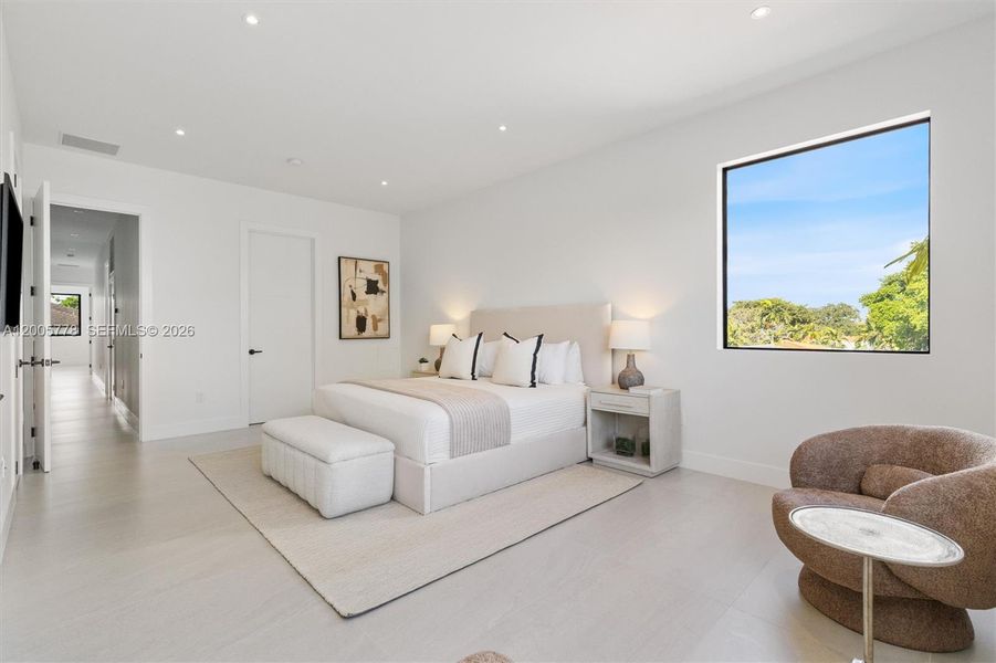 Furnished interior view inside a new home in , Miami (Image 16).