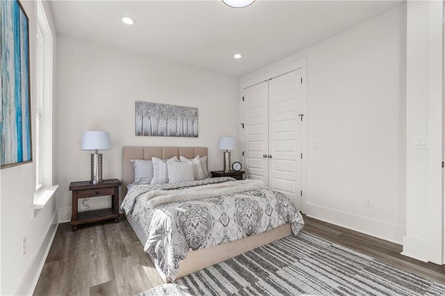 Furnished interior view inside a new home in , Atlanta (Image 37).