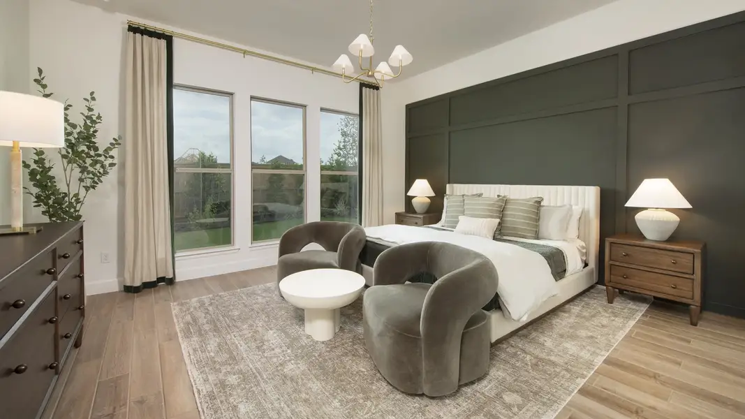 Furnished interior view inside a new home in Kallison Ranch, San Antonio (Image 7).
