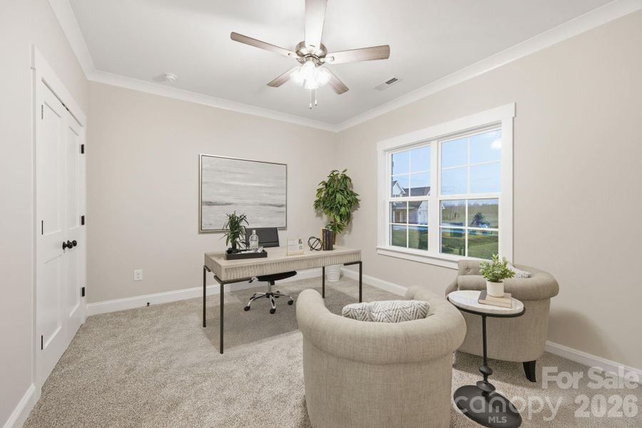 Furnished interior view inside a new home in , Lexington (Image 25).