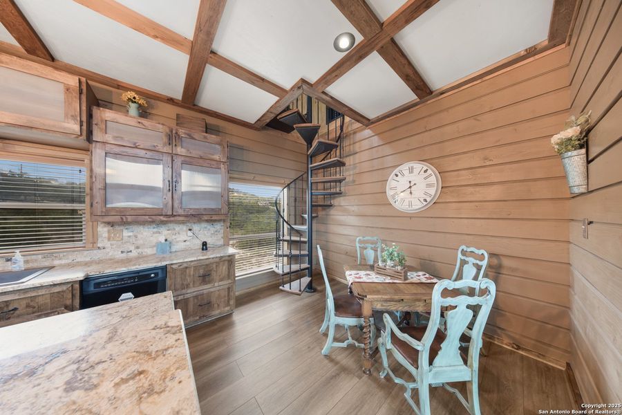 Furnished interior view inside a new home in , Lakehills (Image 15).