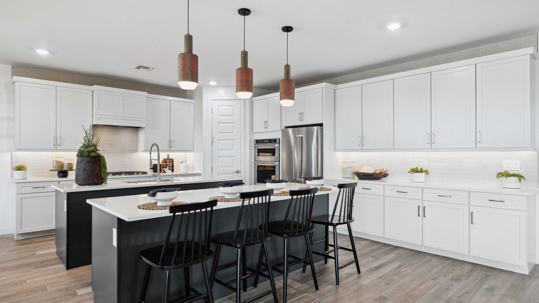 Furnished interior view inside a new home in The Ridge at Stone Butte, Phoenix (Image 15).