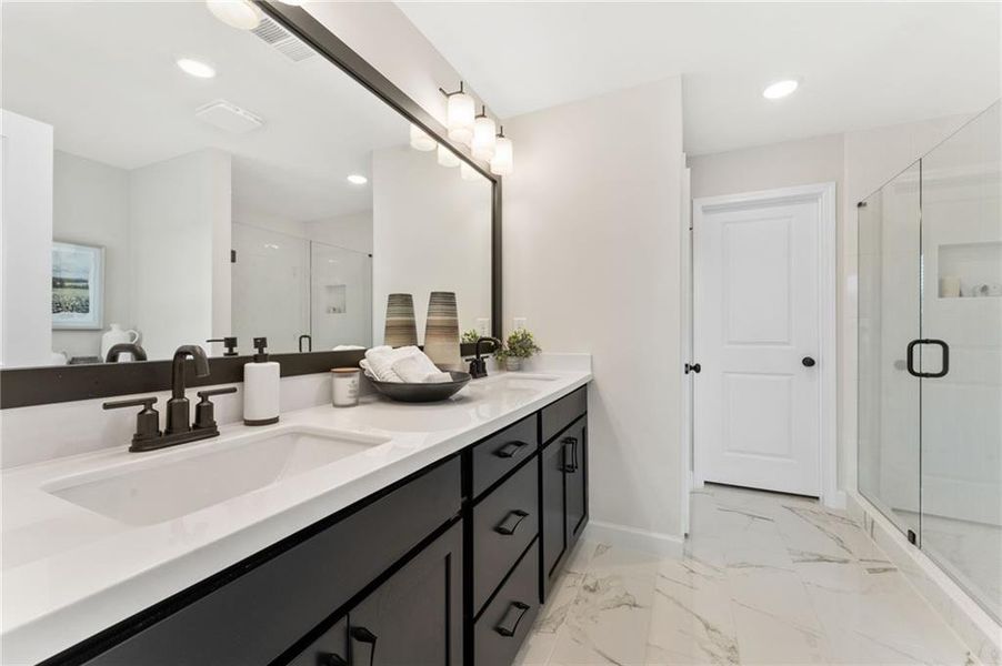 Furnished interior view inside a new home in Winsome Park, Woodstock (Image 18). Furnished interior view inside a new home in Winsome Park, Woodstock (Image 18).