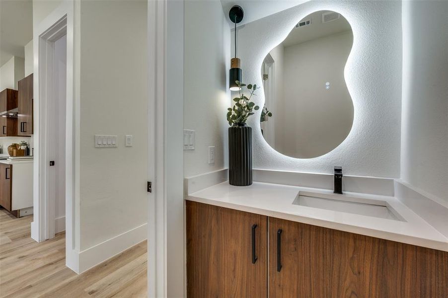 Furnished interior view inside a new home in , Dallas (Image 12). Furnished interior view inside a new home in , Dallas (Image 12).