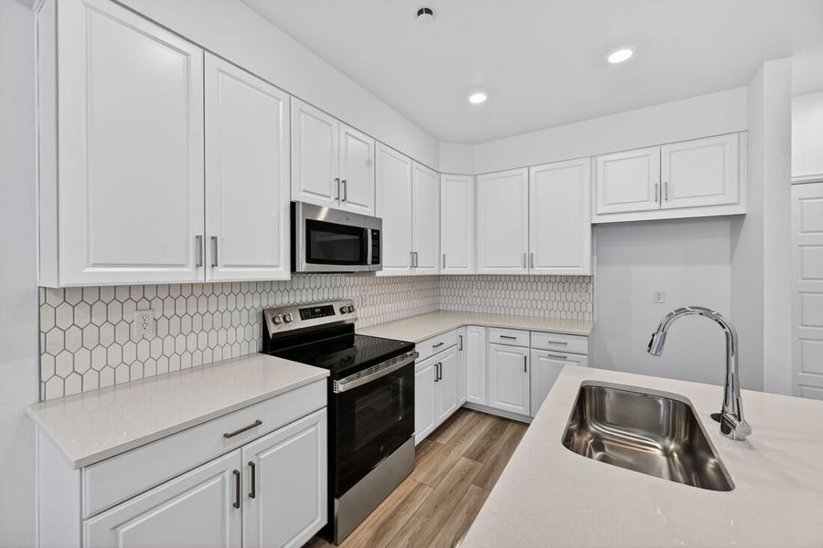 Furnished interior view inside a new home in Trailstone, Arvada (Image 4).