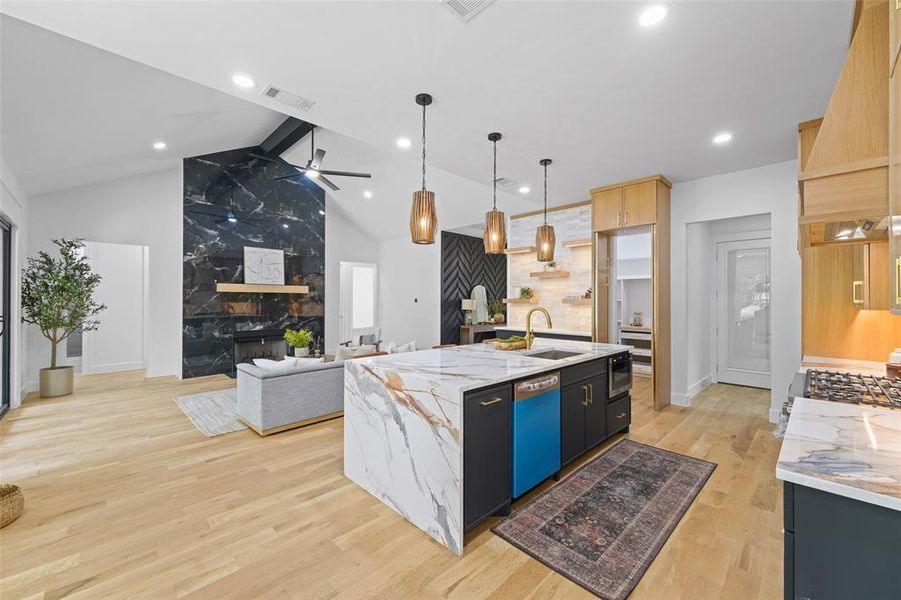 Furnished interior view inside a new home in , Weatherford (Image 6).