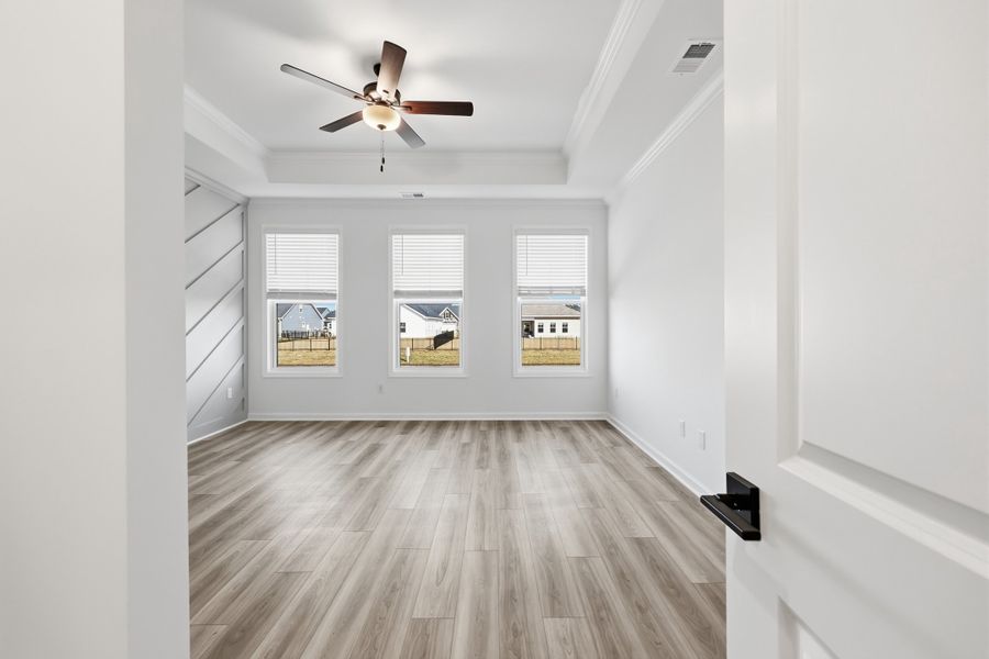 Representative unfurnished interior of a home built from the Grayson II by Great Southern Homes in Oak Grove, Conway (Image 35). Representative unfurnished interior of a home built from the Grayson II by Great Southern Homes in Oak Grove, Conway (Image 35).