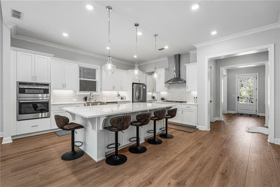 Furnished interior view inside a new home in , Johns Creek (Image 17). Furnished interior view inside a new home in , Johns Creek (Image 17).