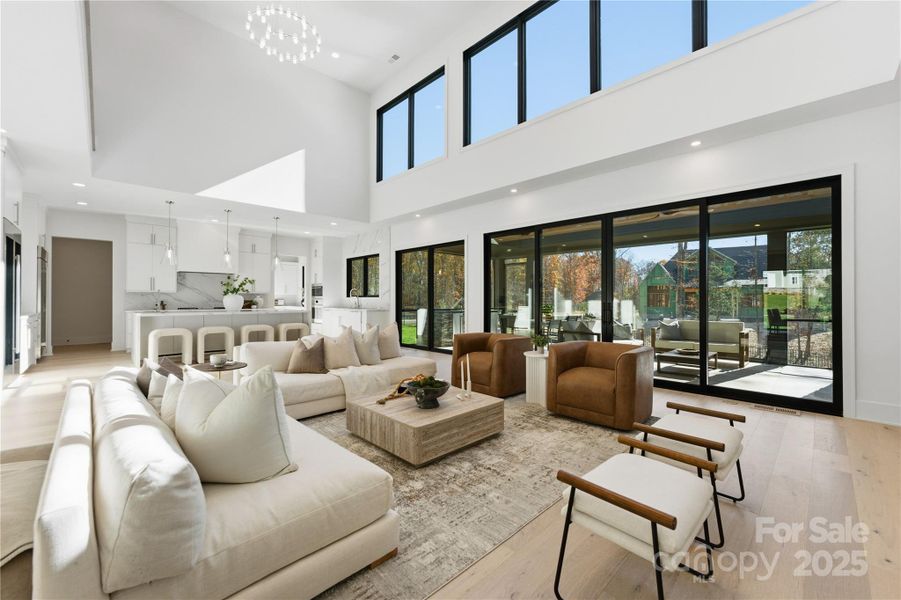 Furnished interior view inside a new home in , Matthews (Image 42).